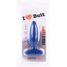 I Love Butt Plug Slim L I Love Butt 14 x 4.8 cm Bleu